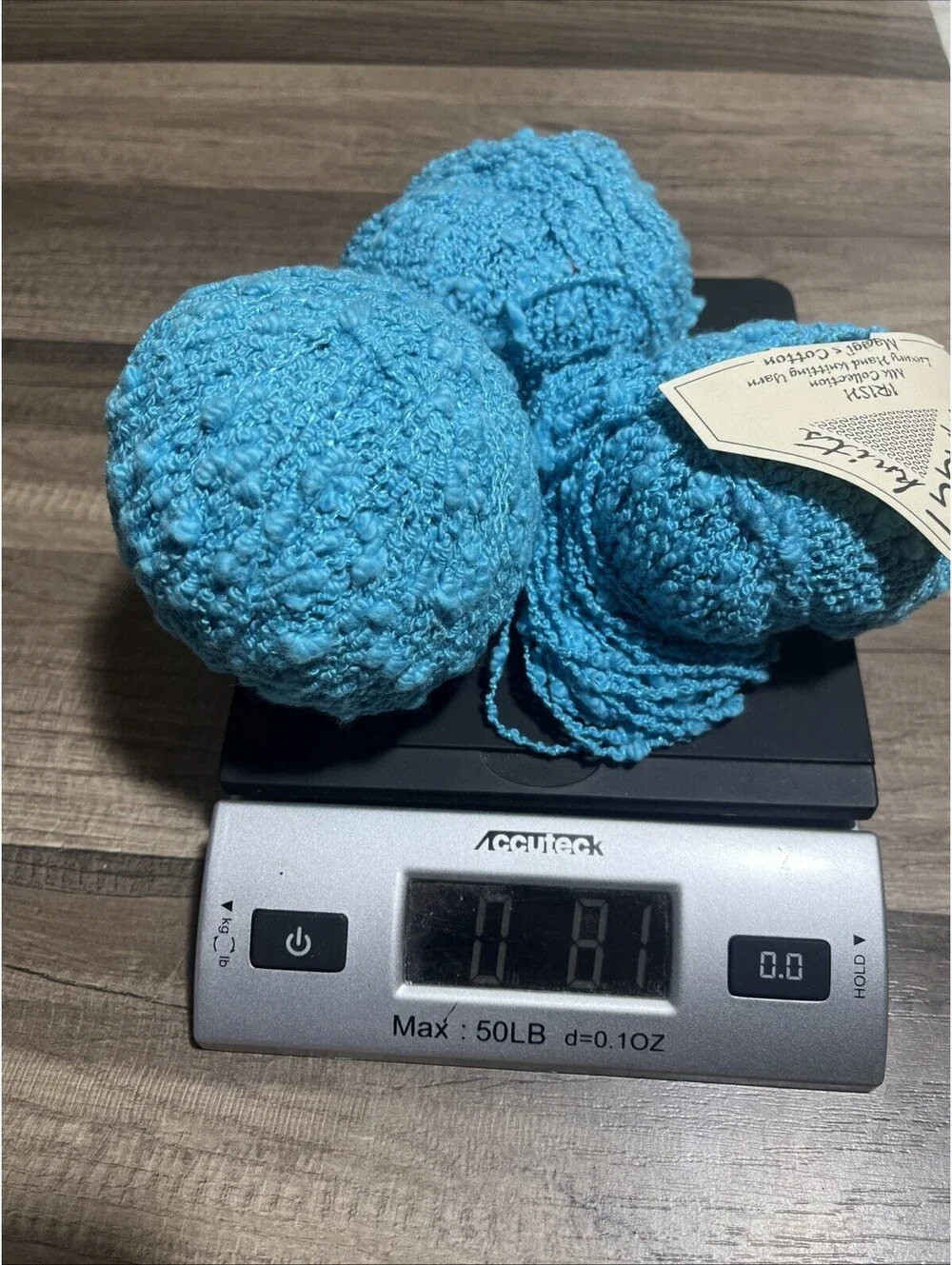 Maggi Knits Irish MK Collection Collection Luxury Hand Knit Yarn Aqua